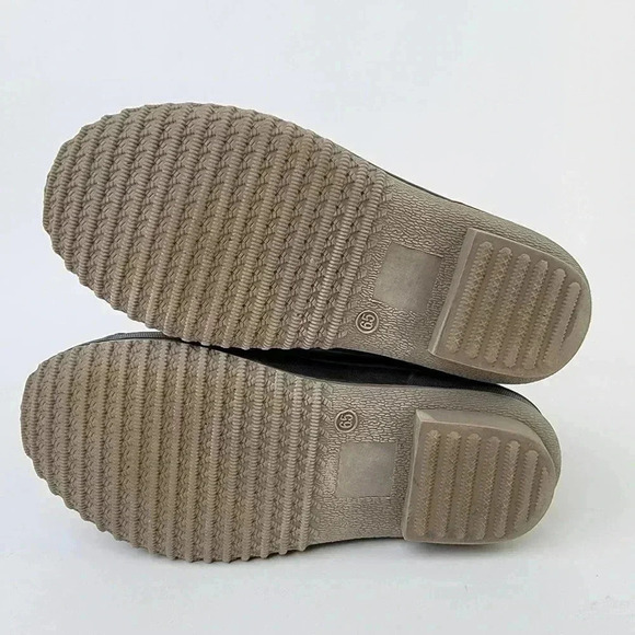 Khombu Cozy Crochet Knit Tall Duck Boots - 6.5 - Picture 7 of 9